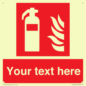 Custom Fire extinguisher Sign